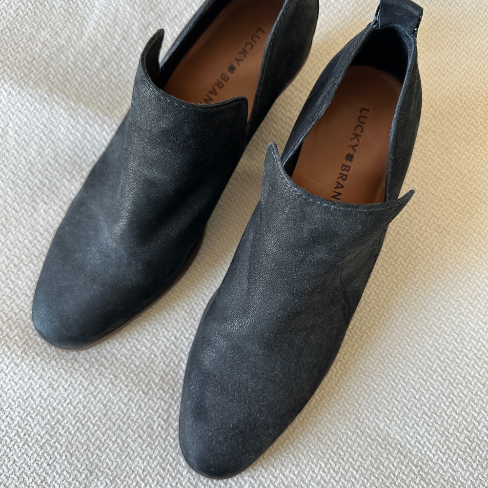 Lucky Brand black booties